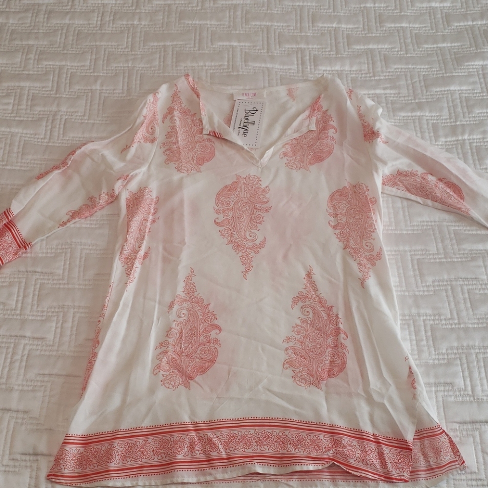 Peach Love California Shirt NWT